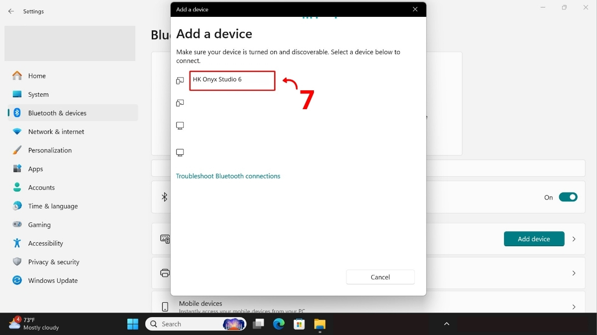 Cách kết nối loa Harman Kardon với máy tính windows - bước 5