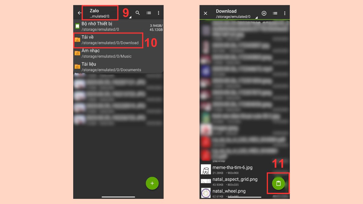 Hướng dẫn cách khôi phục ảnh đã xóa trên Zalo bằng điện thoại Android - ZArchiver - bước 3