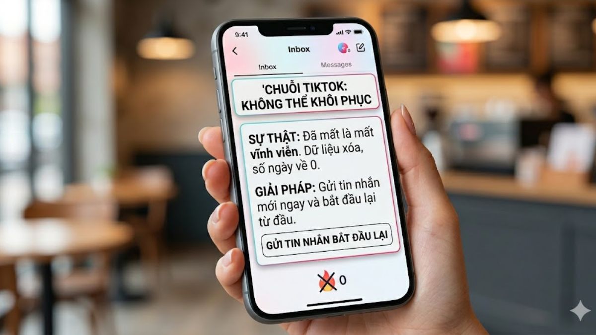 Có thể khôi phục chuỗi TikTok bị mất vĩnh viễn không?