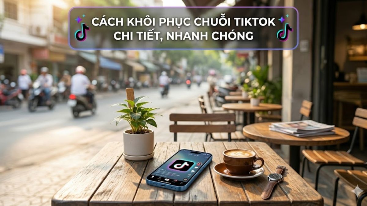 Cách khôi phục chuỗi TikTok chi tiết, nhanh chóng