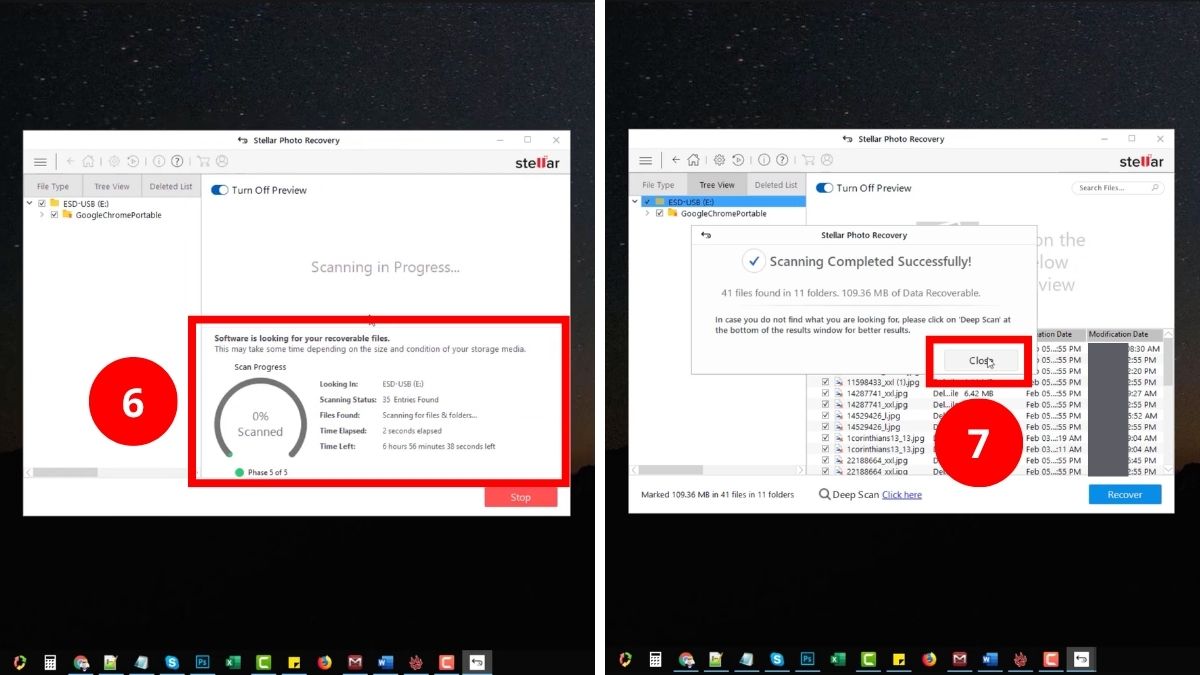 Cách khôi phục dữ liệu đã xóa trên camera bằng phần mềm stellar photo recovery và minitool - bước 1.3