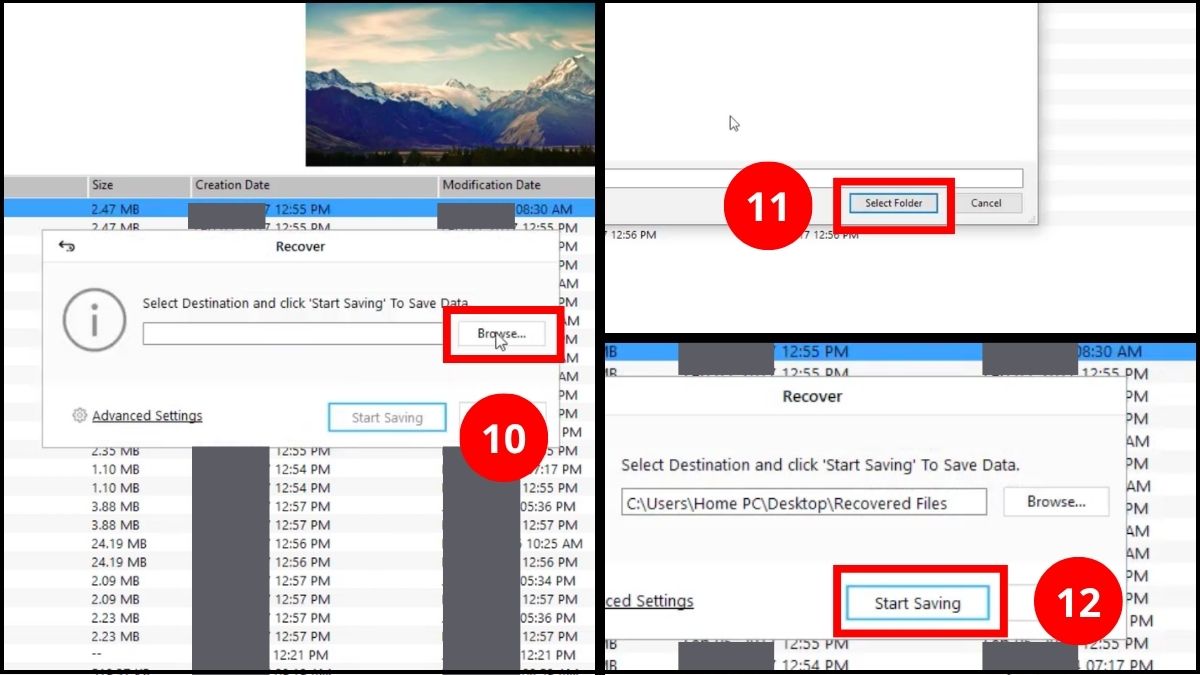 Cách khôi phục dữ liệu đã xóa trên camera bằng phần mềm stellar photo recovery và minitool - bước 2.1