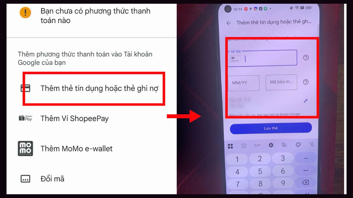 Các phương pháp thanh toán thay thế Viettel Telecom - bước 3,4