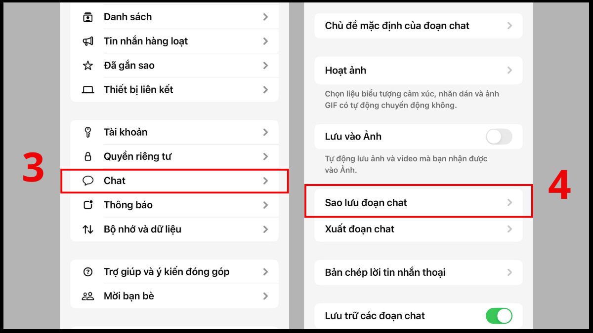 Cách sao lưu tin nhắn WhatsApp trên iPhone - bước 2