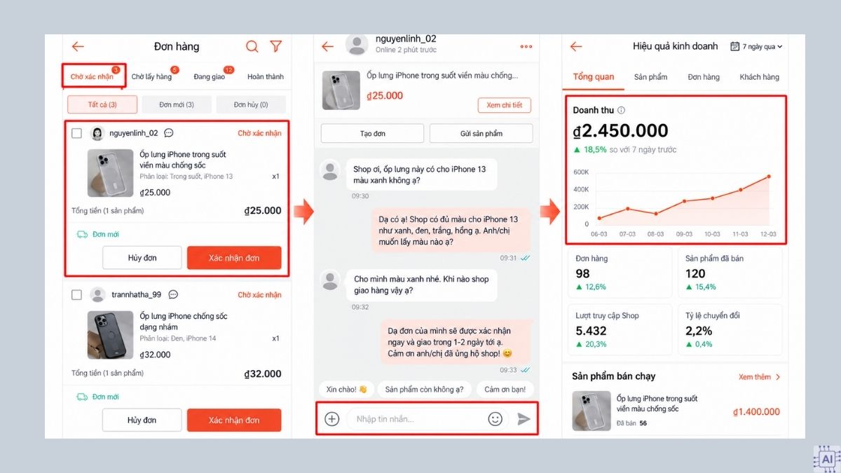 Cách bán hàng kiếm tiền trên Shopee - bước 5