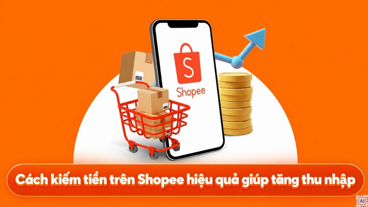 Cách kiếm tiền trên Shopee hiệu quả giúp tăng thu nhập