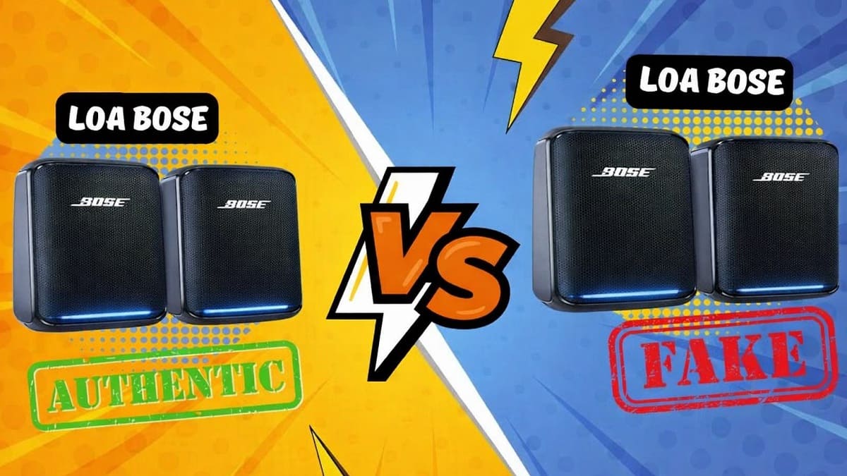 Tại sao cần kiểm tra loa Bose chính hãng trước khi mua?