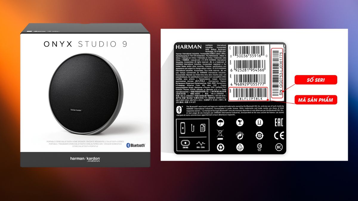 Hướng dẫn cách kiểm tra loa Harman Kardon chính hãng - kiểm tra mã số seri