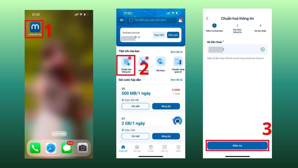 Cách đăng ký và chuẩn hóa thông tin thuê bao mobifone