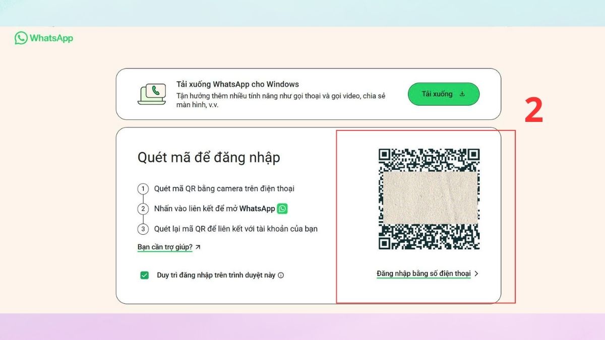 Hướng dẫn cách kiểm tra tin nhắn WhatsApp trên máy tính - bước 2