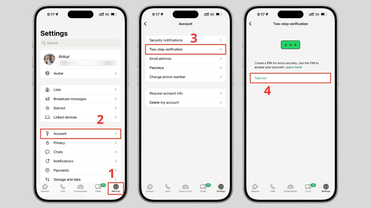 Kinh nghiệm bảo vệ tài khoản WhatsApp hạn chế bị hack