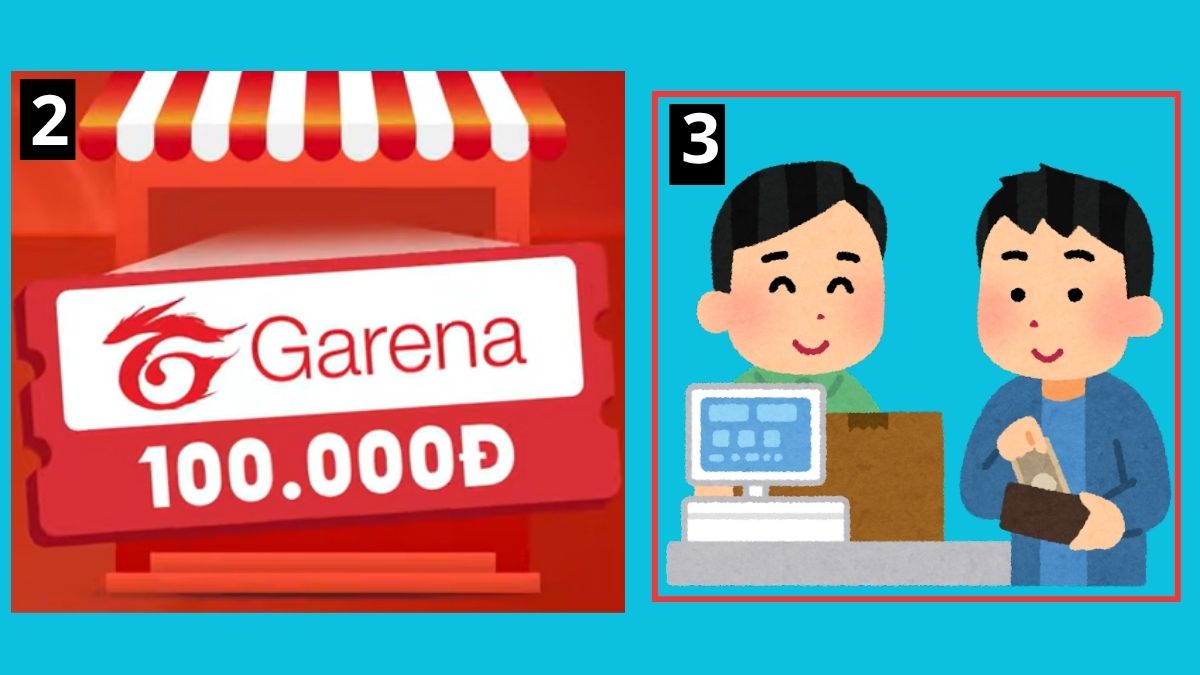 Cách mua thẻ Garena tại Đại lý Shopee - bước 3