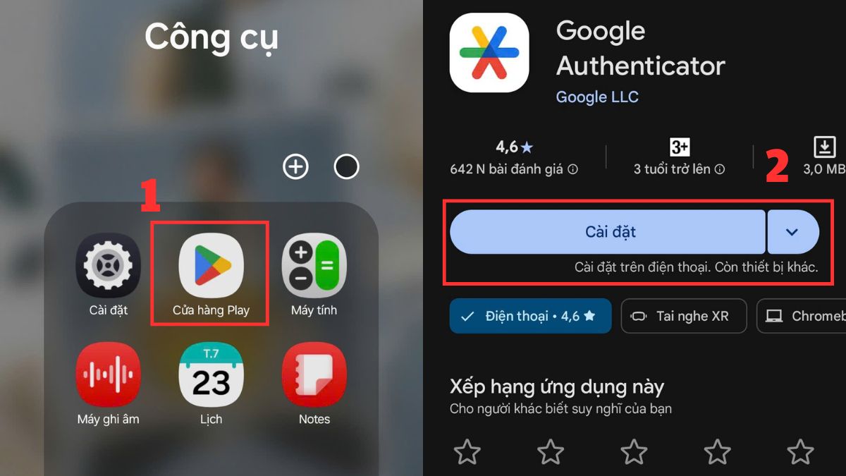 Cách phê duyệt đăng nhập Facebook trên thiết bị khác qua app xác thức - bước 1.1