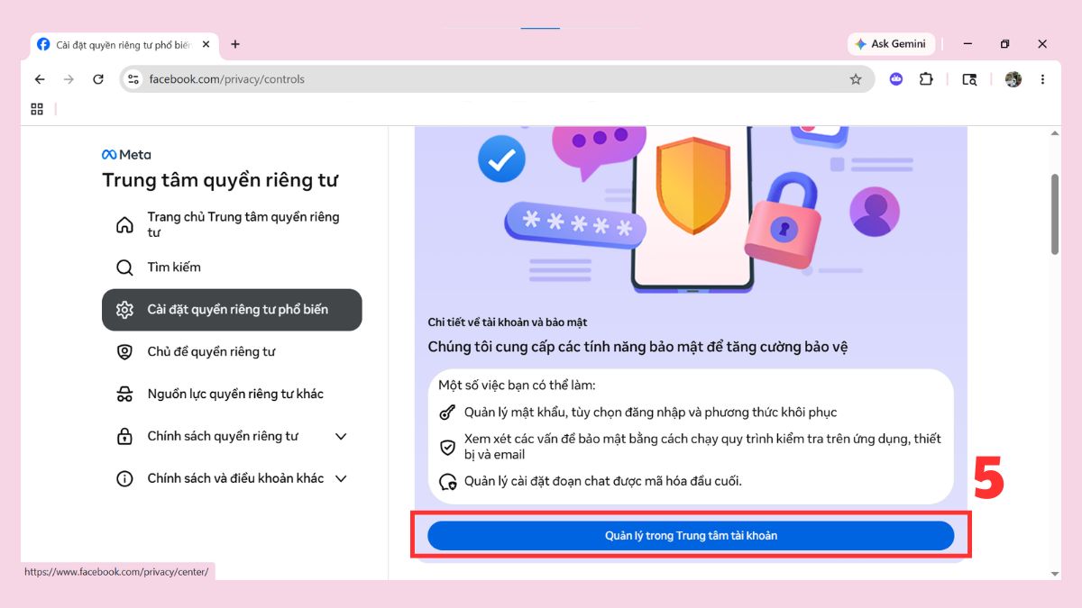 Cách bật phê duyệt đăng nhập Facebook trước khi thực hiện - bước 2.1