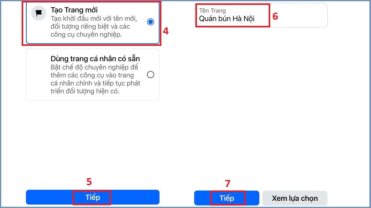 Cách quảng cáo đồ ăn trên Facebook cho người mới - tạo fabpag chuyên nghiệp - bước 2
