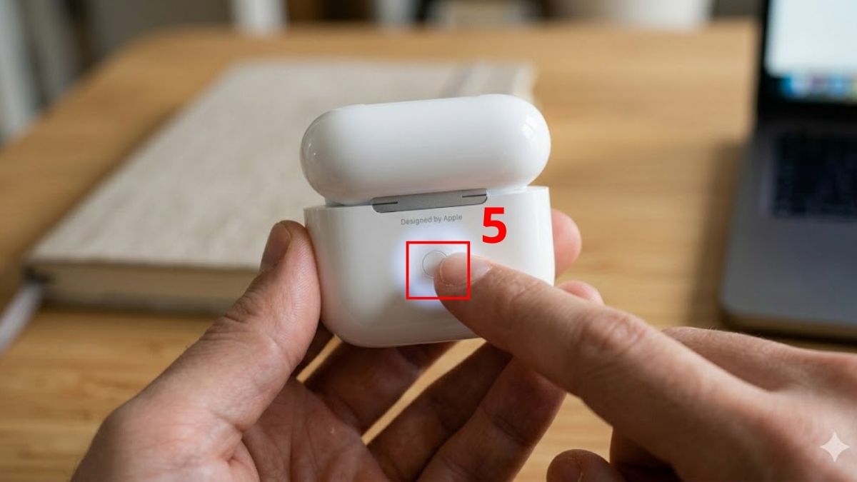 Cách kết nối lại AirPods 3 sau khi đã reset - bước 3