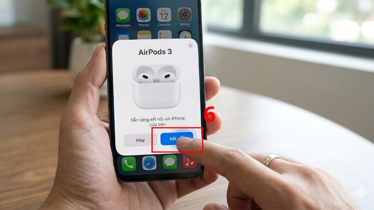 Cách kết nối lại AirPods 3 sau khi đã reset - bước 4