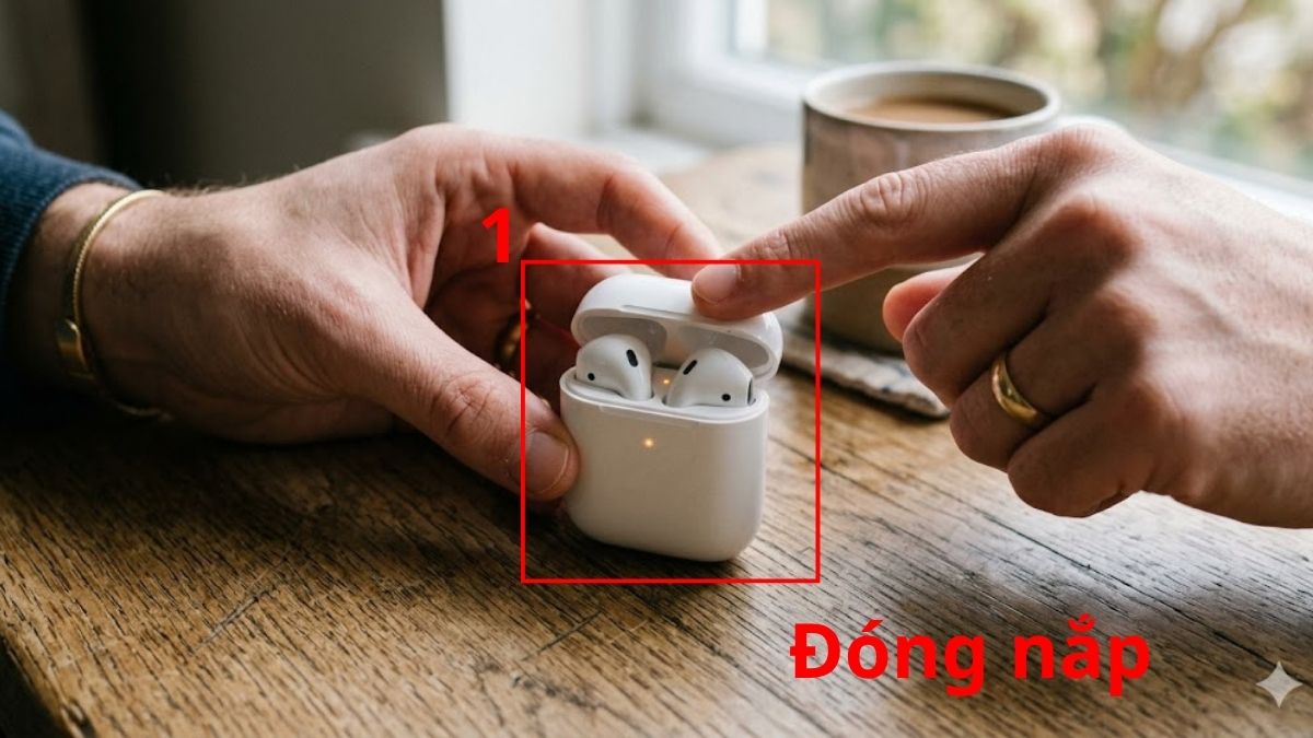 Cách reset AirPods 3 trở về cài đặt gốc - bước 1
