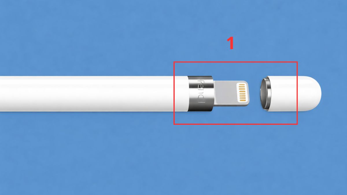 Cách sạc pin Apple Pencil 1 - bước 1