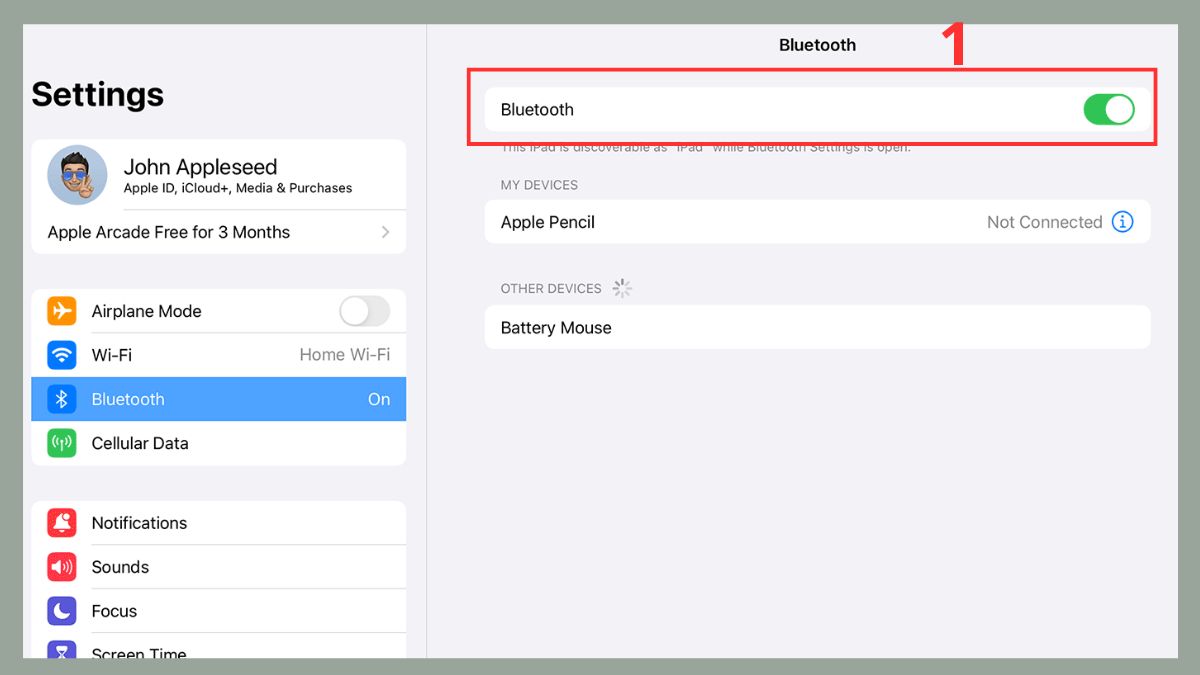 Cách sạc Apple Pencil Pro - bước 1
