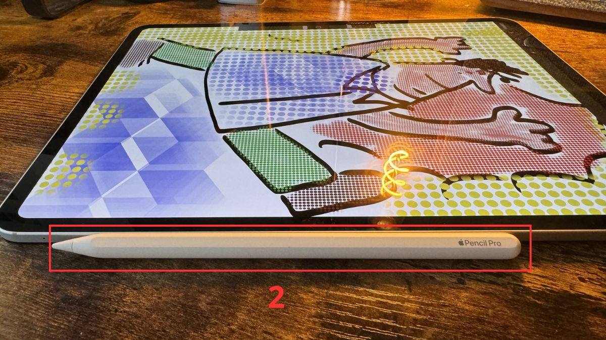 Cách sạc Apple Pencil Pro - bước 2