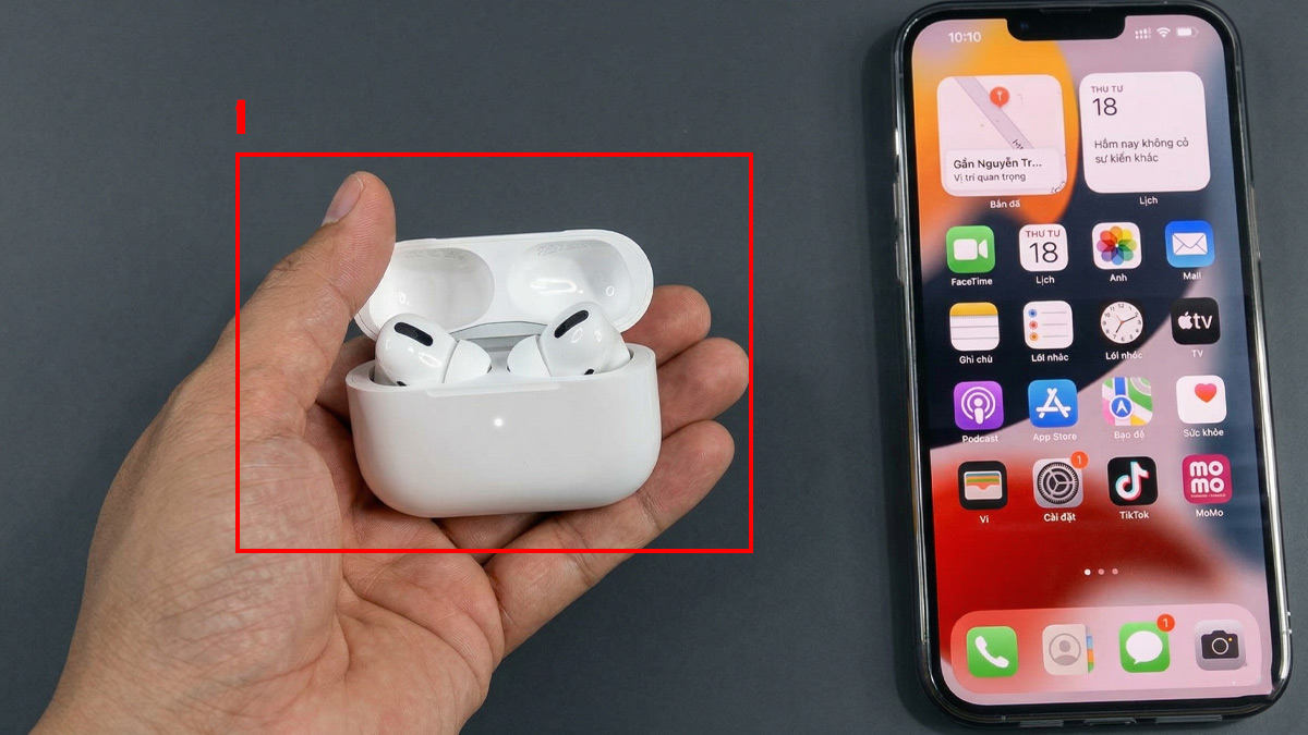 Hướng dẫn kết nối và thiết lập AirPods Pro 2 lần đầu - bước 1