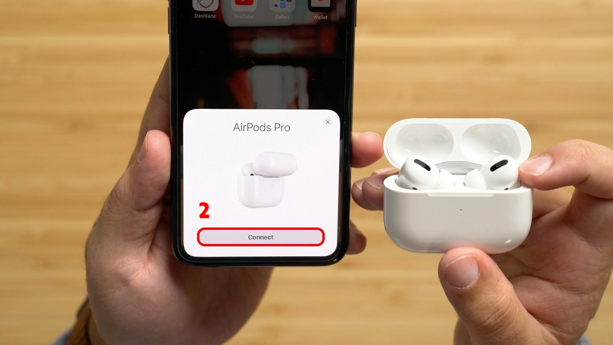 Hướng dẫn kết nối và thiết lập AirPods Pro 2 lần đầu - bước 2