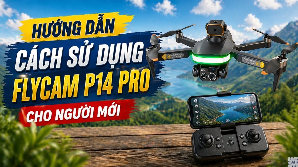 Hướng dẫn cách sử dụng flycam P14 Pro cho người mới