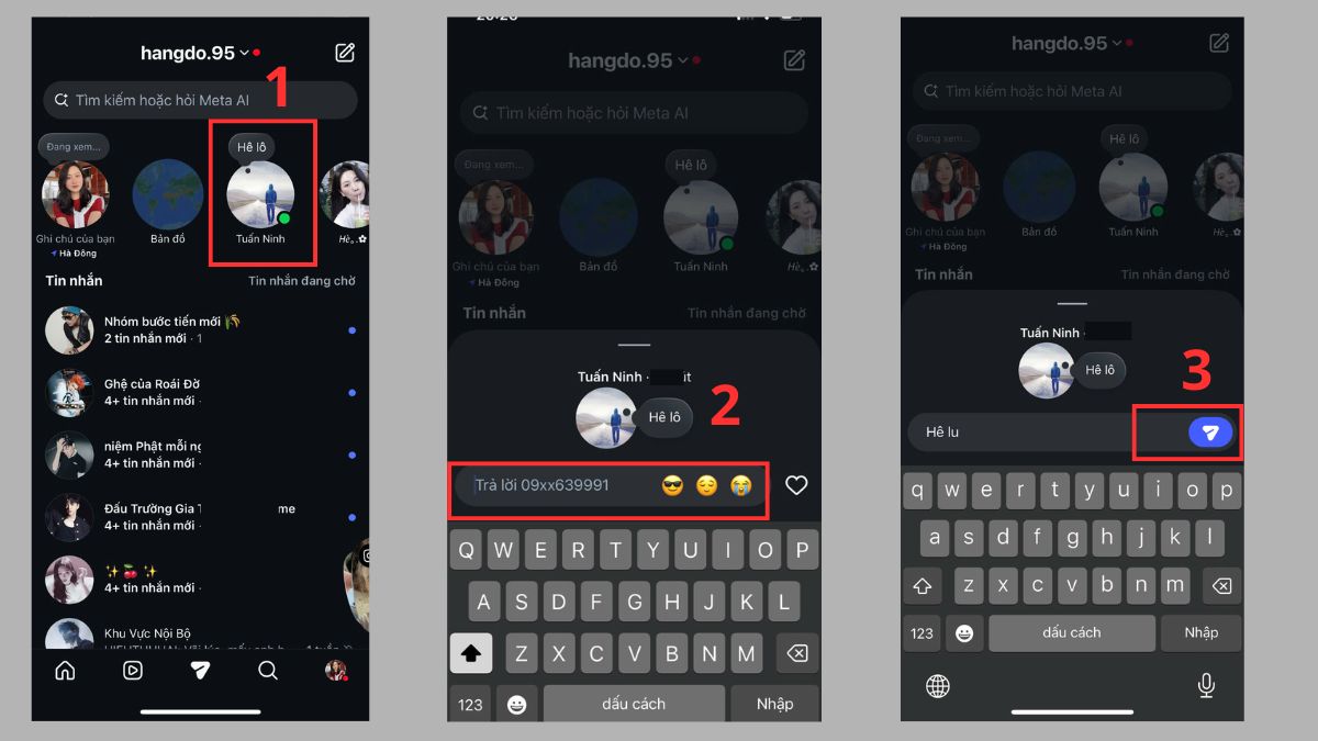 Cách trả lời ghi chú của bạn bè trên Instagram 