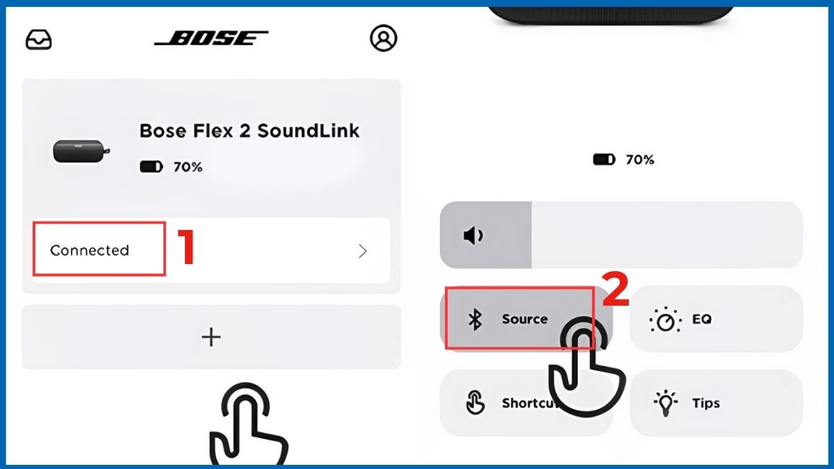 Hướng dẫn sử dụng app Bose Connect - bước 1,2,3