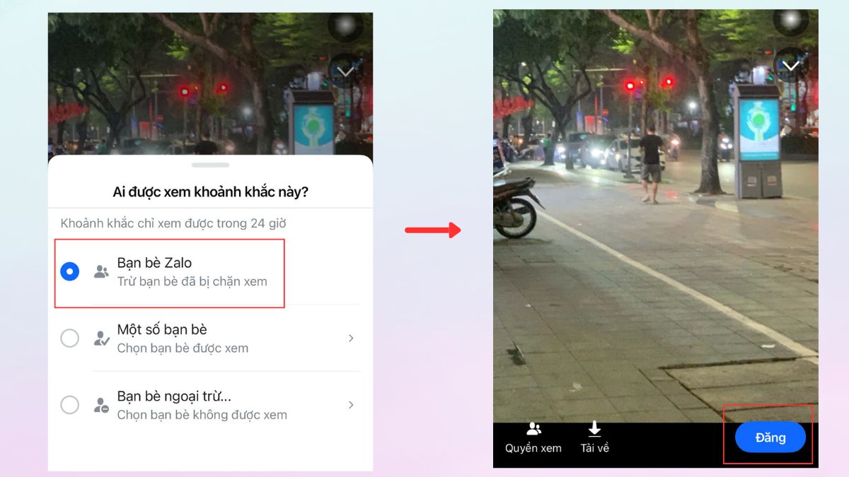 cách sử dụng Zalo đăng nhật ký trên Zalo - bước 3