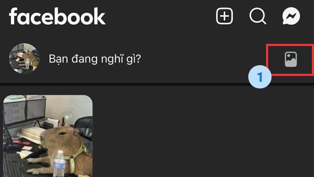 Cách tag tên trong ảnh Facebook - bước 1