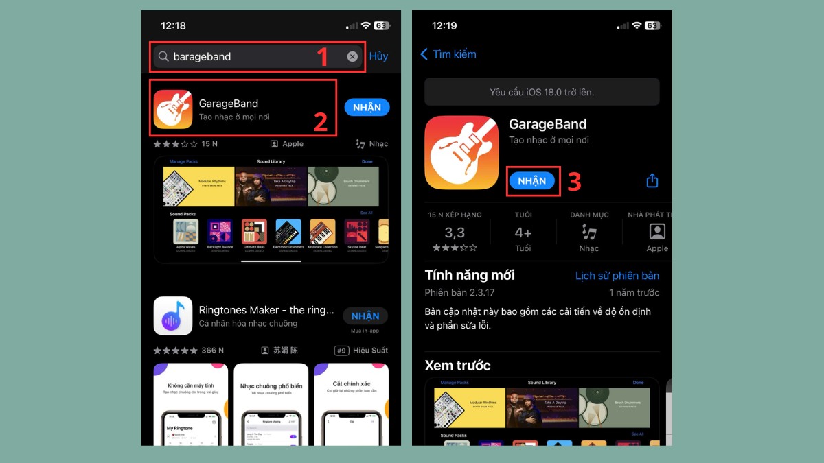Cách tải ứng dụng phiên bản cũ trên iPhone qua App Store tải phiên bản cuối cùng - bước 1