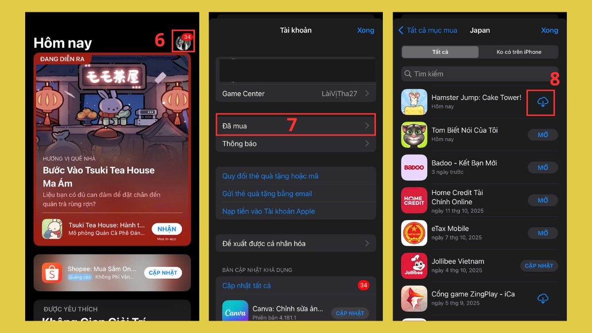 Cách tải ứng dụng phiên bản cũ trên iPhone qua App Store sử dụng thiết bị khác - bước 3