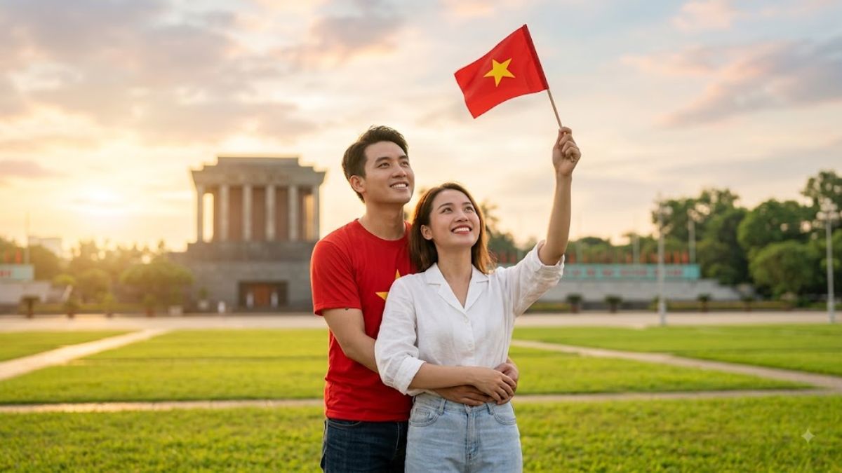 Concept chụp ảnh ngày 2/9 cho cặp đôi