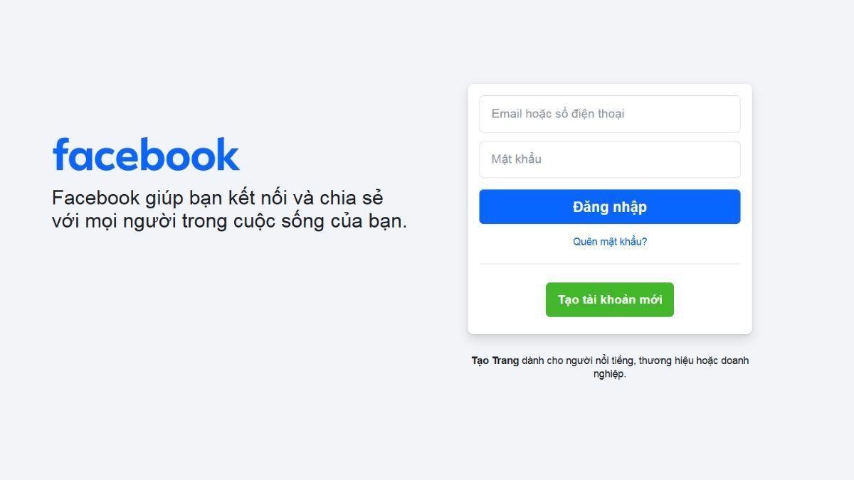 Cách thêm địa chỉ check-in trên trang cá nhân Facebook bằng máy tính - bước 1