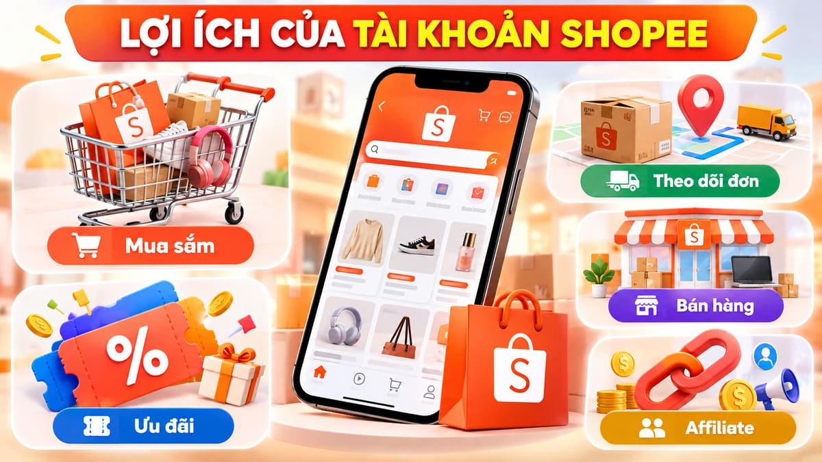 Lợi ích của tài khoản Shopee mới