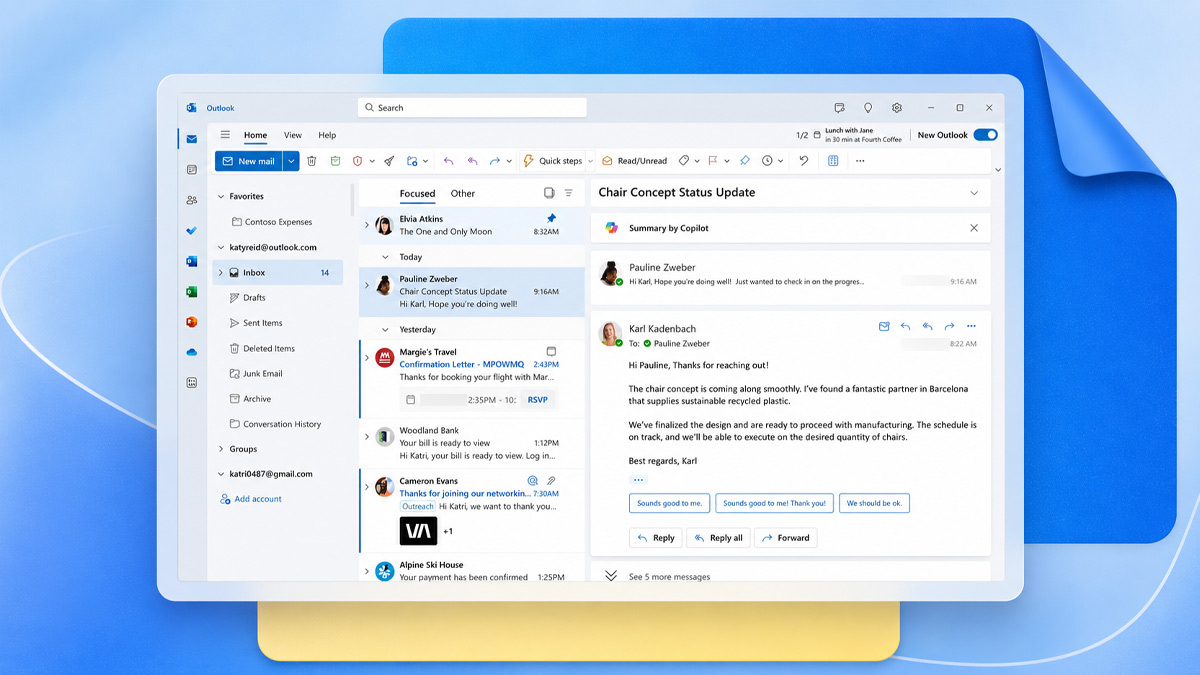 Lợi ích của việc tạo thư mục lưu email trong Outlook