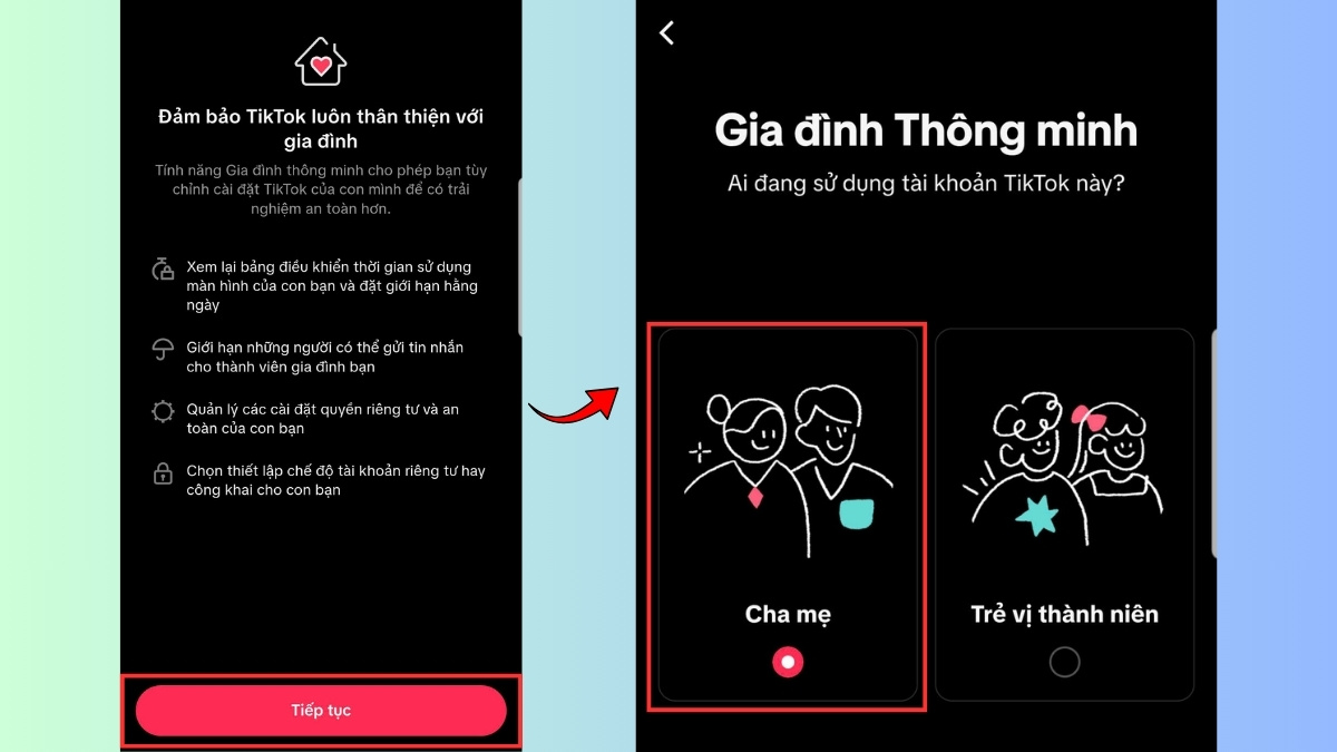 Cách bật kiểm soát nội dung TikTok cho trẻ em - bước 3