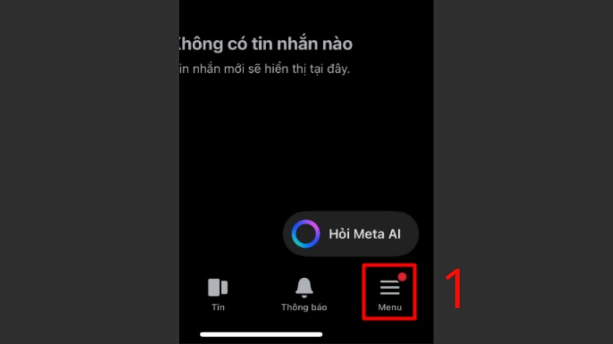 Cách tắt thông báo Messenger trên Android - bước 1