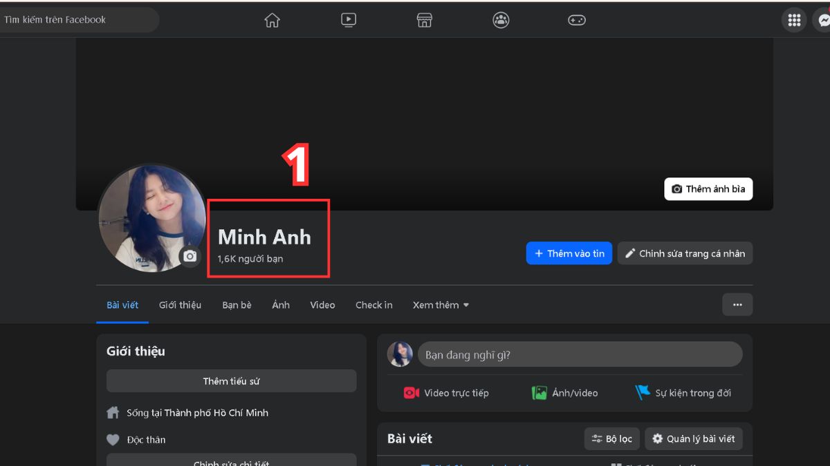 Tìm nick TikTok qua tên hoặc biệt danh giống trên Facebook - bước 1