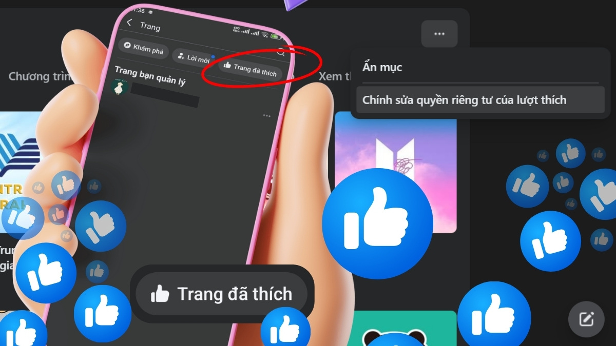 Vì sao không thấy “Trang đã thích” trên Facebook?
