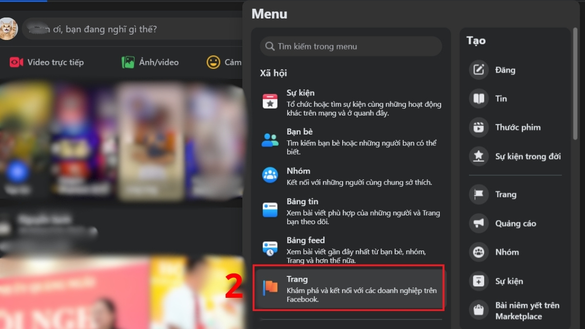 Cách tìm trang đã thích trên Facebook bằng máy tính - bước 2