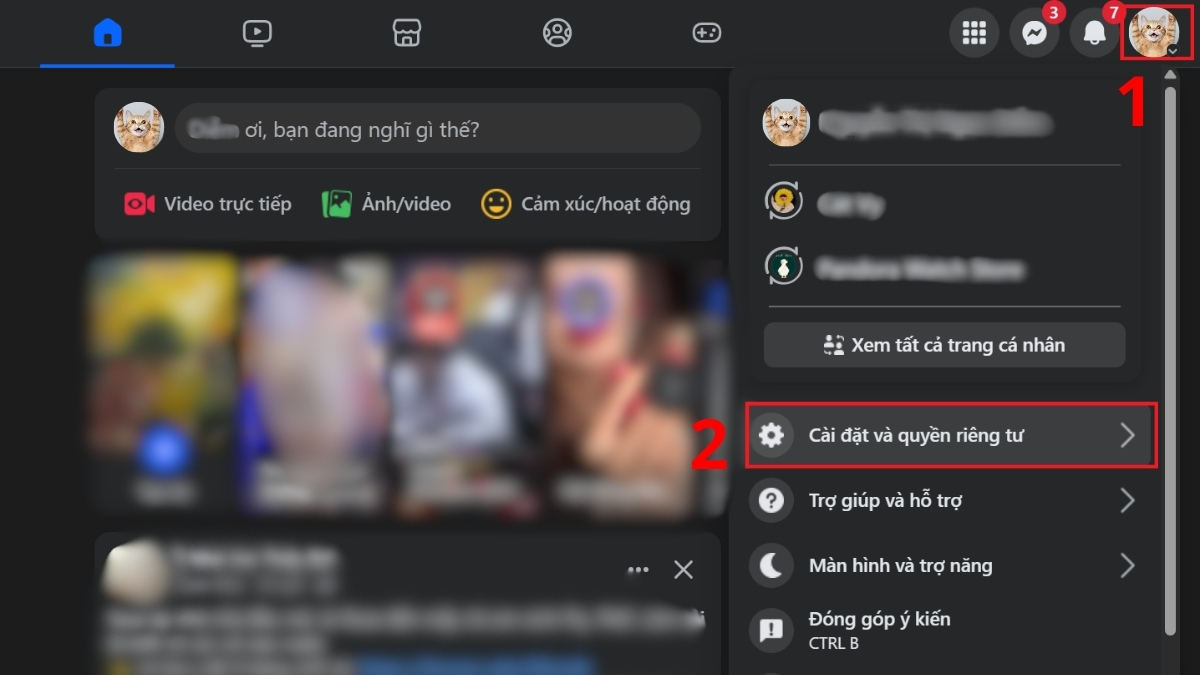 Mẹo xem lịch sử like trang trên Facebook - bước 1
