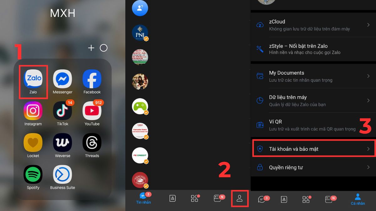 Hướng dẫn cách xác thực tài khoản Zalo mới nhất - bước 1