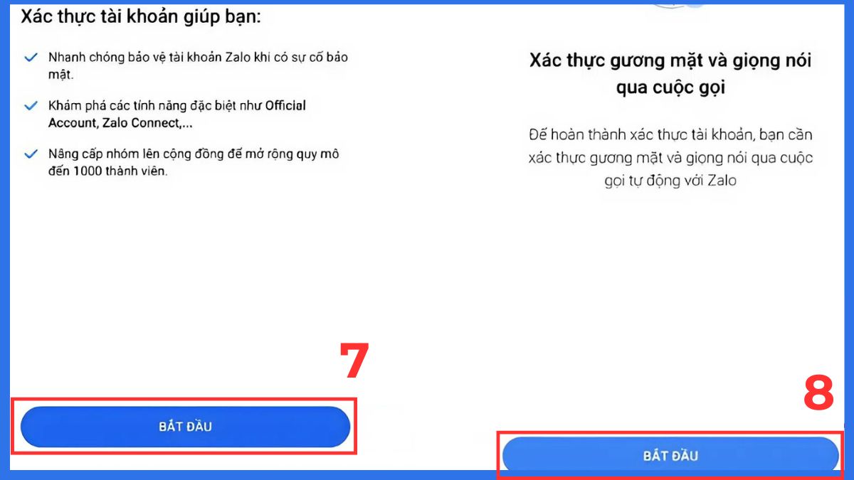 Hướng dẫn cách xác thực tài khoản Zalo mới nhất - bước 3