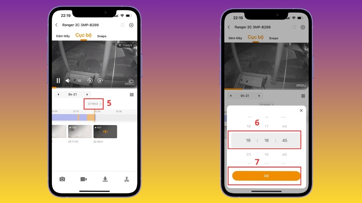 Cách xem lại camera Imou cả ngày và lọc theo khung giờ cụ thể - bước 2 -1