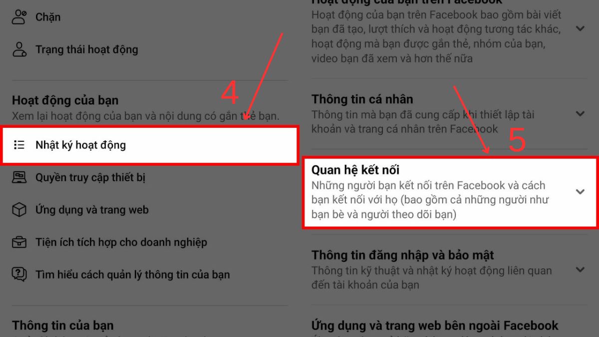 Cách xem ngày kết bạn trên Facebook qua Nhật ký hoạt động - bước 2