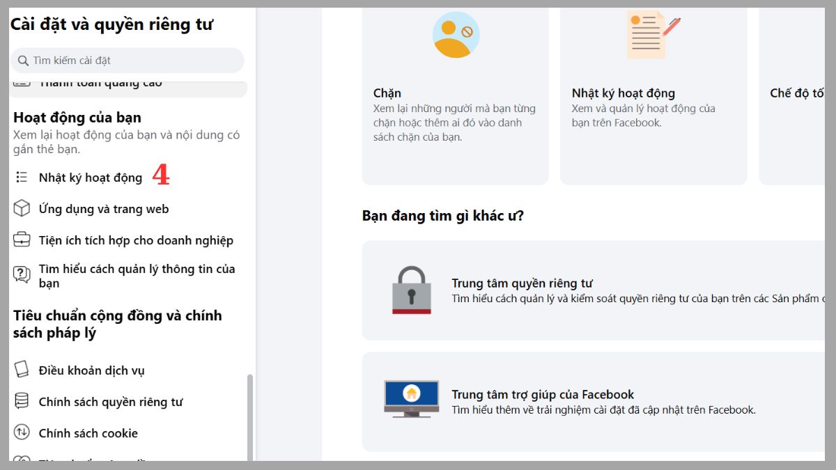 Cách xóa like Fanpage bằng máy tính - bước 2
