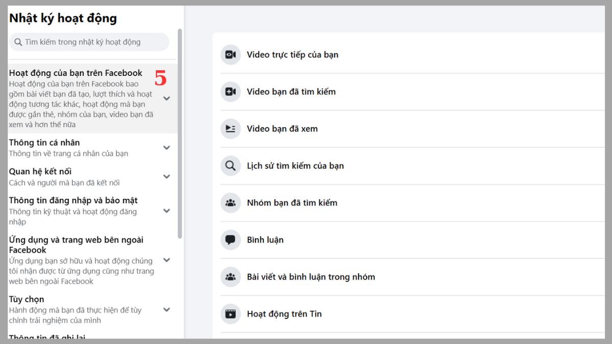 Cách xóa like Fanpage bằng máy tính - bước 3